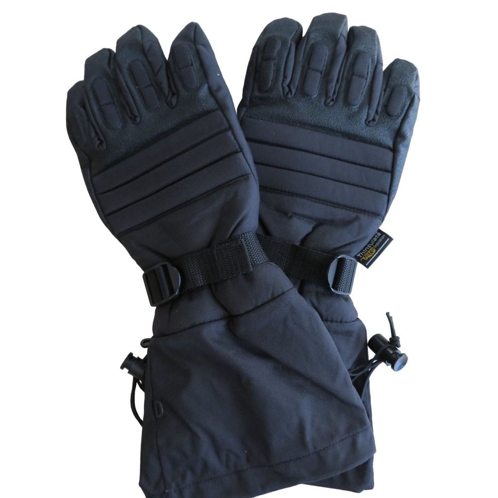 Thinsulate Ski Snowboard Winter Gloves Mens L Black Ultra Insulation Insulated - Picture 4 of 9